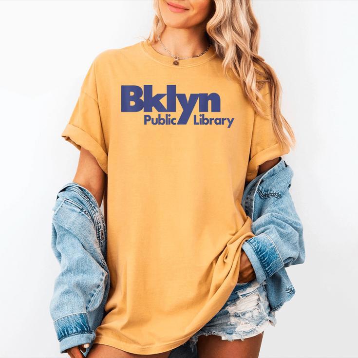 Retro Brooklyn Public Library NY New York Book Lover Women's Comfort Colors T-Shirt Retro Brooklyn Public Library NY New York Book Lover Women's Comfort Colors T-Shirt
