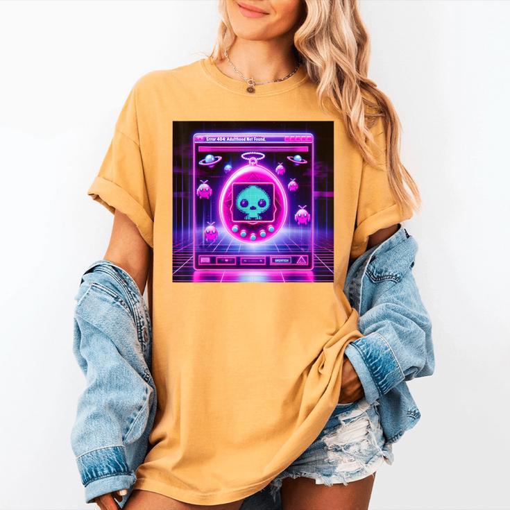 Retro Nostalgia Vaporwave- Error 404 Women's Comfort Colors T-Shirt