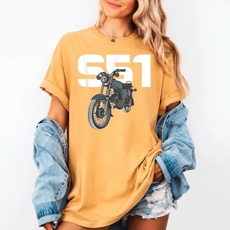 Retro Simme Moped Nostalgia Eastern Block Schwalbe Driver DDR Women's Comfort Colors T-Shirt Retro Simme Moped Nostalgia Eastern Block Schwalbe Driver DDR Women's Comfort Colors T-Shirt