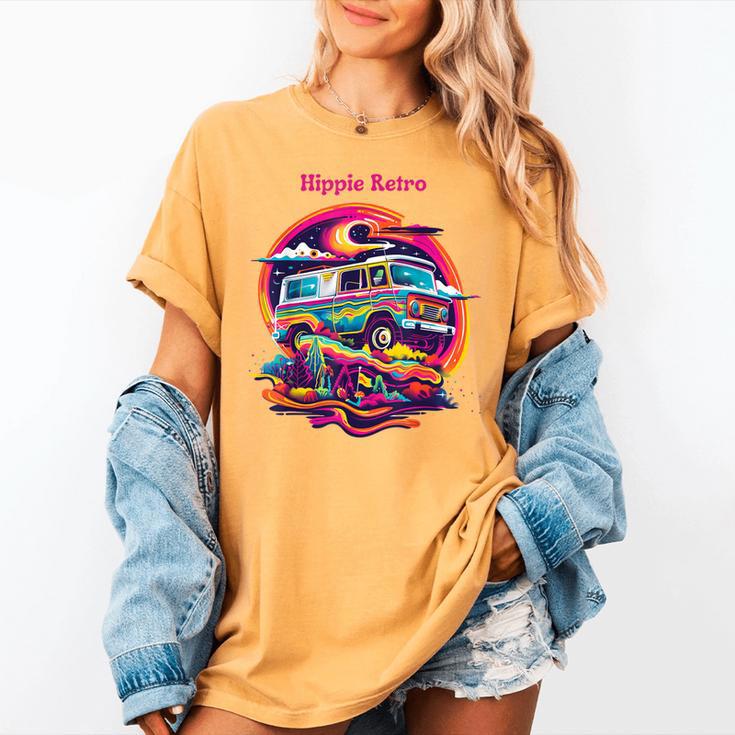 Retro Graphic Print With a Touch Of Nostalgia Women's Comfort Colors T-Shirt Retro Graphic Print With a Touch Of Nostalgia Women's Comfort Colors T-Shirt