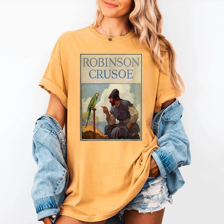 Robinson Crusoe Book Cover 1920 Women's Comfort Colors T-Shirt