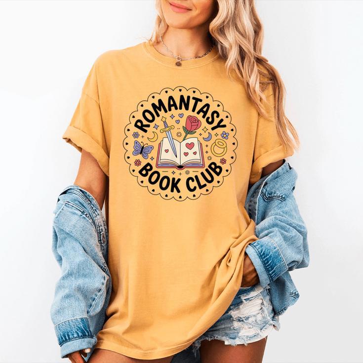 Romantasy Book Club Romance Fantasy Book Lover Tee Women's Comfort Colors T-Shirt Romantasy Book Club Romance Fantasy Book Lover Tee Women's Comfort Colors T-Shirt