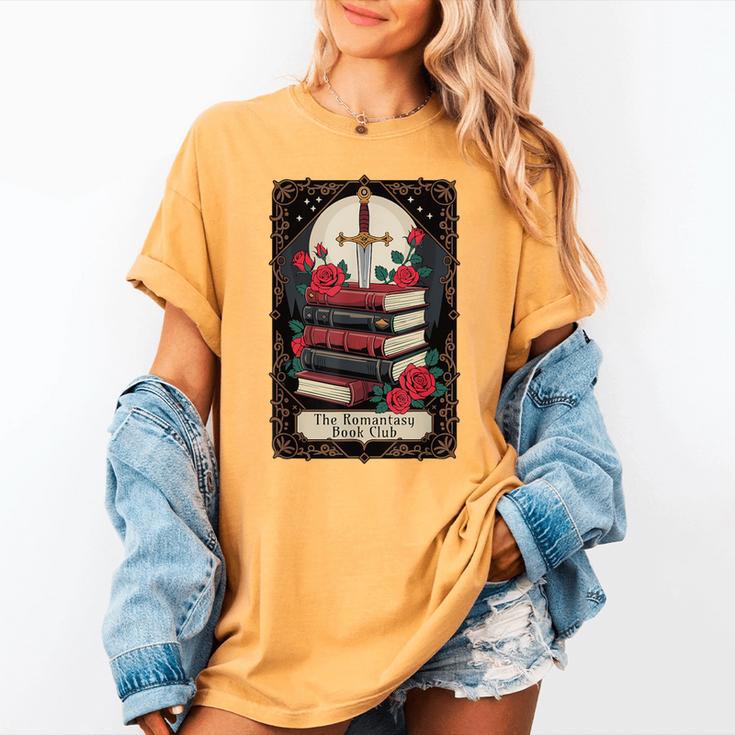 Romantasy Book Club Tarot Card Women's Comfort Colors T-Shirt