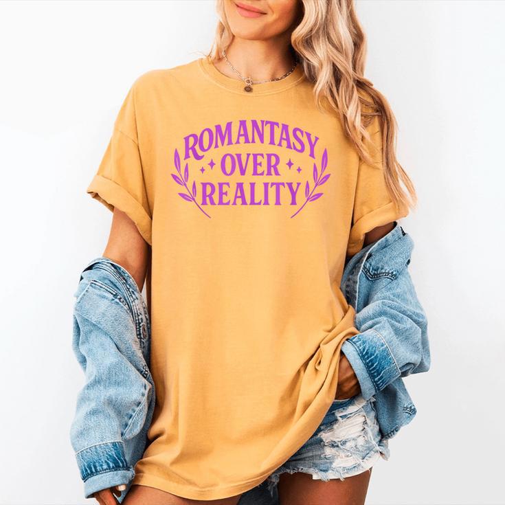 Romantasy Book Reader Aesthetic With Fantasy Feels Women's Comfort Colors T-Shirt