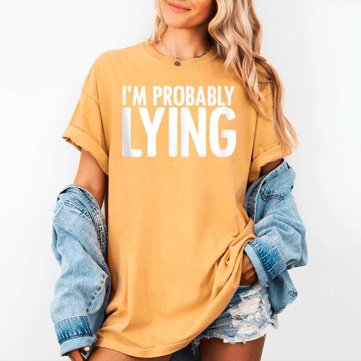 Sarcasm Humor Sassy Quote For Introvert People Women's Comfort Colors T-Shirt Sarcasm Humor Sassy Quote For Introvert People Women's Comfort Colors T-Shirt