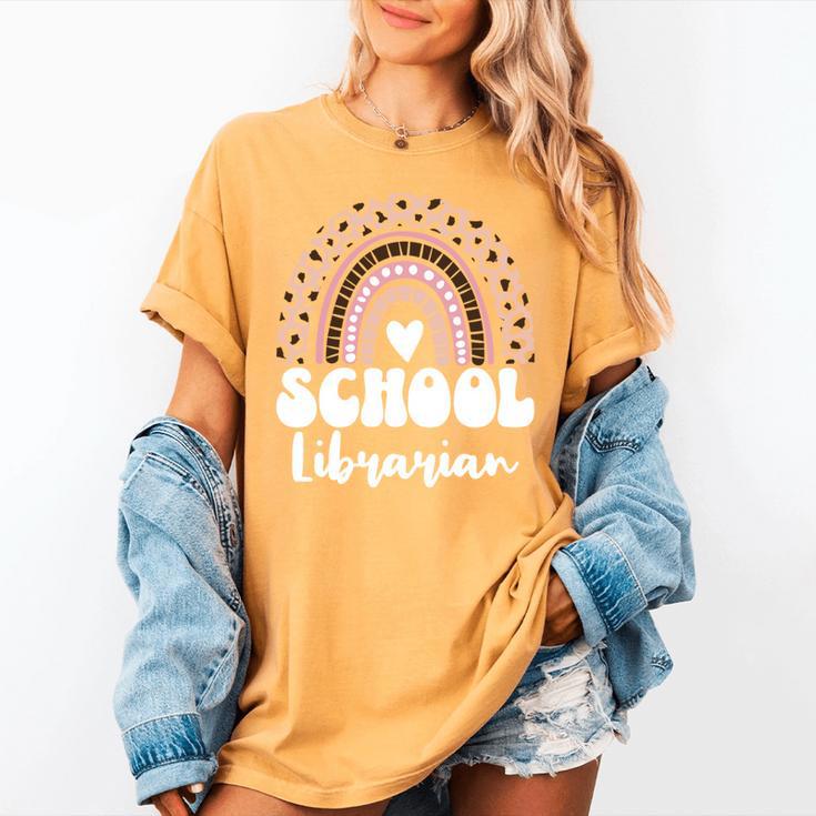 School Librarian For Women Cute Bookworm Book School Library Women's Comfort Colors T-Shirt School Librarian For Women Cute Bookworm Book School Library Women's Comfort Colors T-Shirt