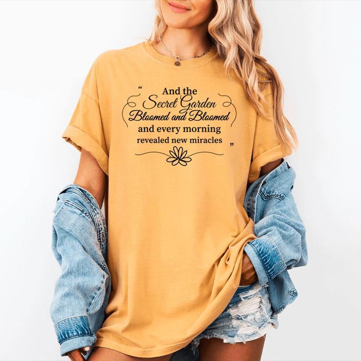 The Secret Garden Book Lover Reader Shirt Women's Comfort Colors T-Shirt