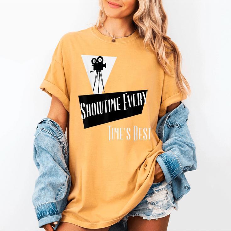 Showtime Every Moment Cinema Nostalgia Film Buff Humor Women's Comfort Colors T-Shirt