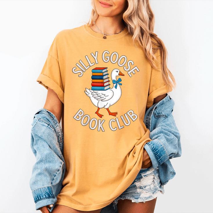 Silly Goose Book Club Reading Lover Women's Comfort Colors T-Shirt Silly Goose Book Club Reading Lover Women's Comfort Colors T-Shirt