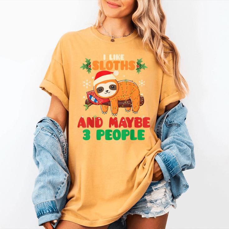 Sloth For Sloth Lover Men Women Kids Introverts Women's Comfort Colors T-Shirt Sloth For Sloth Lover Men Women Kids Introverts Women's Comfort Colors T-Shirt