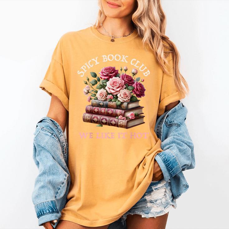 Spicy Book Club Dark Romance Reader Women Bookish Merch Cute Women's Comfort Colors T-Shirt Spicy Book Club Dark Romance Reader Women Bookish Merch Cute Women's Comfort Colors T-Shirt