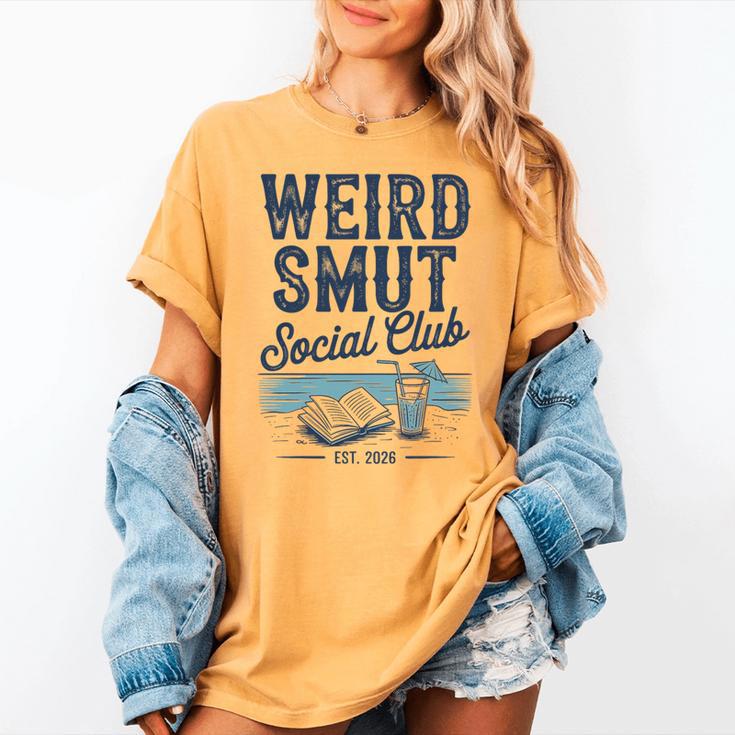 Spicy Romance Book Reader Fan Weird Smut Social Club Premium Tri-Blend Women's Comfort Colors T-Shirt Spicy Romance Book Reader Fan Weird Smut Social Club Premium Tri-Blend Women's Comfort Colors T-Shirt