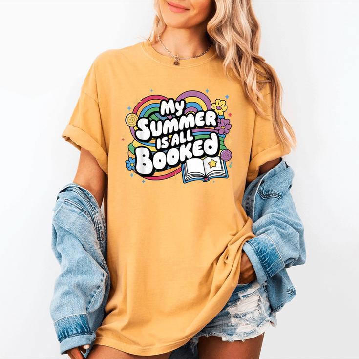 My Summer Is All Booked Book Reading Summer Reading For Men Women Women's Comfort Colors T-Shirt
