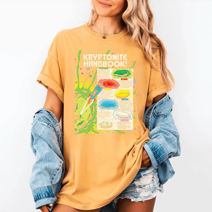 Superman Kryptonite Handbook Premium Tri-Blend Women's Comfort Colors T-Shirt Superman Kryptonite Handbook Premium Tri-Blend Women's Comfort Colors T-Shirt