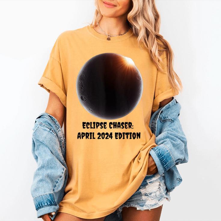 Total Solar Eclipse April 2024 Sky Watcher Memory Women's Comfort Colors T-Shirt
