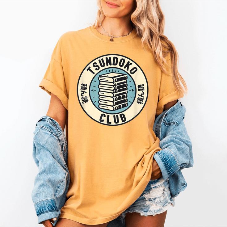 Tsundoku Club Book Lovers Bibliophile Booktok Reading Women's Comfort Colors T-Shirt