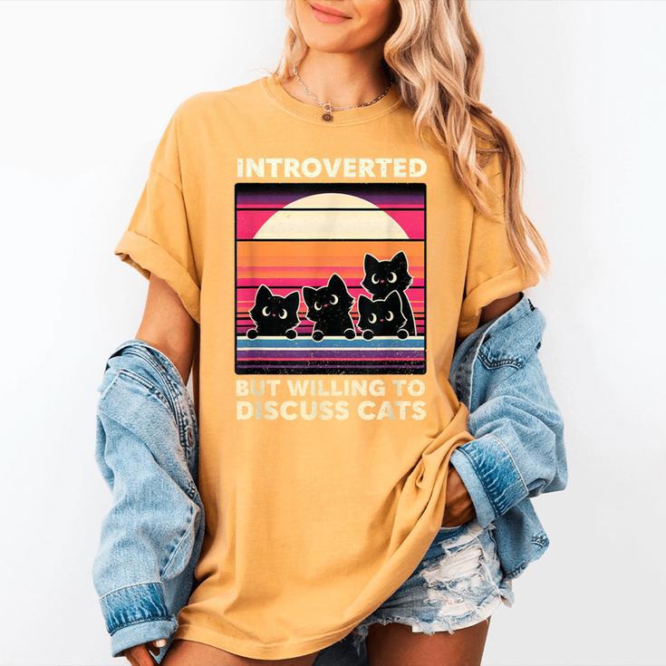 Unique Art For Introverted Cat Fans -Adults Cat Humorous Introvert Small Women's Comfort Colors T-Shirt Unique Art For Introverted Cat Fans -Adults Cat Humorous Introvert Small Women's Comfort Colors T-Shirt
