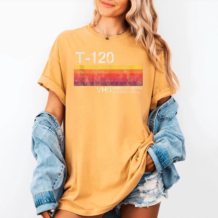Video Cassette Tape VHS 80s 90s Nostalgia Costume Women's Comfort Colors T-Shirt