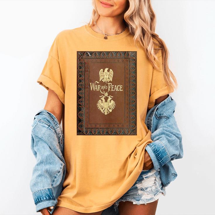 War And Peace Book Cover Women's Comfort Colors T-Shirt