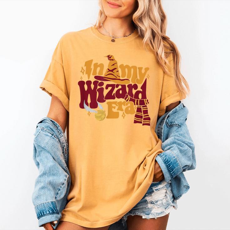 In My Wizard Era Groovy Bookish Fantasy Reader Book Lover Women's Comfort Colors T-Shirt