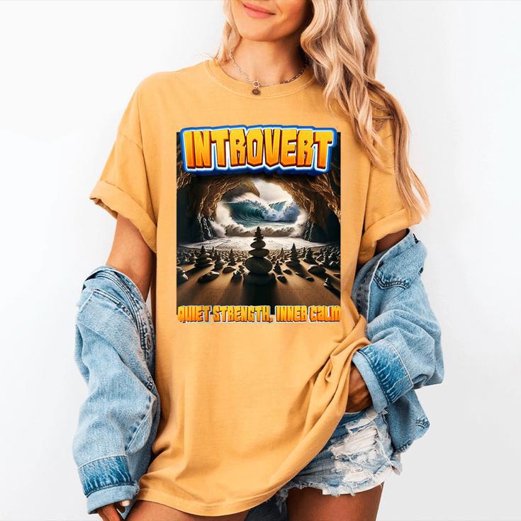 World Introvert Day Quiet Strength Inner Calm Women's Comfort Colors T-Shirt World Introvert Day Quiet Strength Inner Calm Women's Comfort Colors T-Shirt