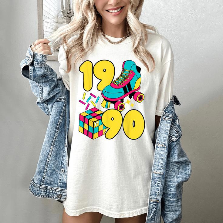 1990 Retro Raised In The 90s Old School Nostalgia Vibes Women's Comfort Colors T-Shirt