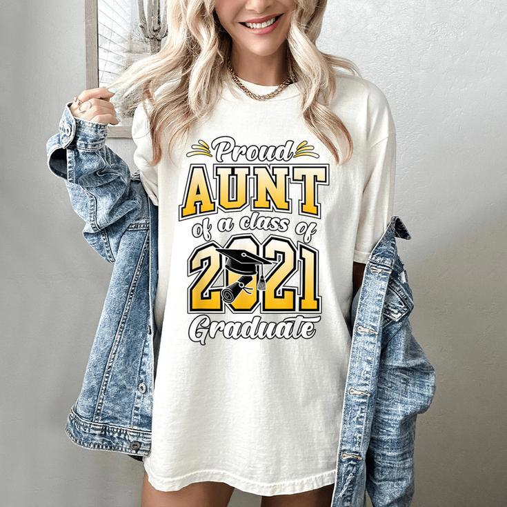 2021 Graduation Shirts For Family 2021 Graduation For Aunt Women's Comfort Colors T-Shirt