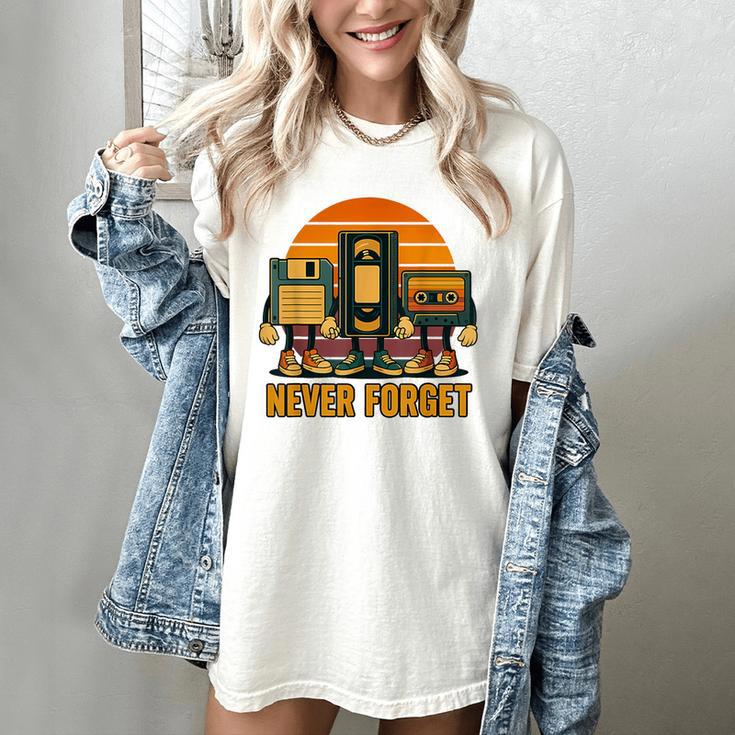 90s Nostalgia Never Forget Retro Women's Comfort Colors T-Shirt