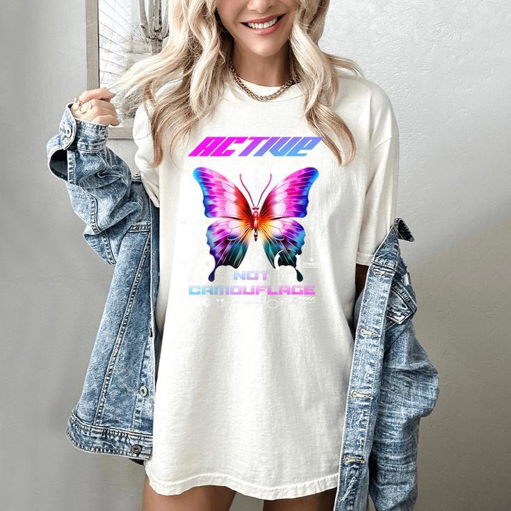 Active Memory Butterfly Women's Comfort Colors T-Shirt