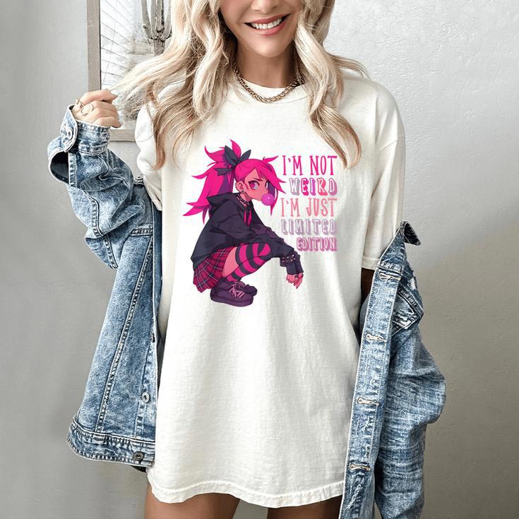 Anime Girl I'm Not Weird Just Limited Edition Introvert Goth Women's Comfort Colors T-Shirt