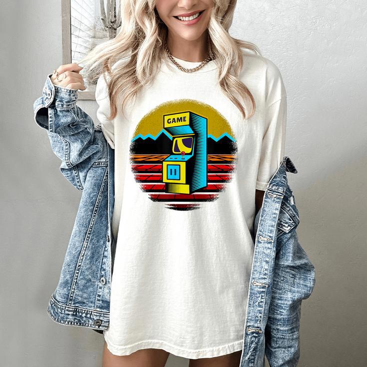 Arcade Game Machine Nostalgia Retro Gamer 80s 90s Women's Comfort Colors T-Shirt