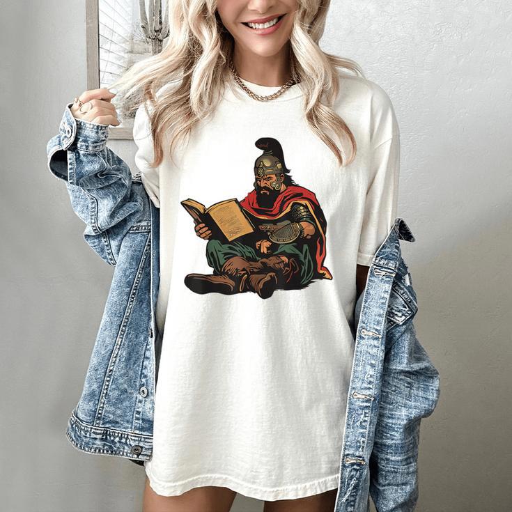 Attila The Hun Reading A Book Women's Comfort Colors T-Shirt