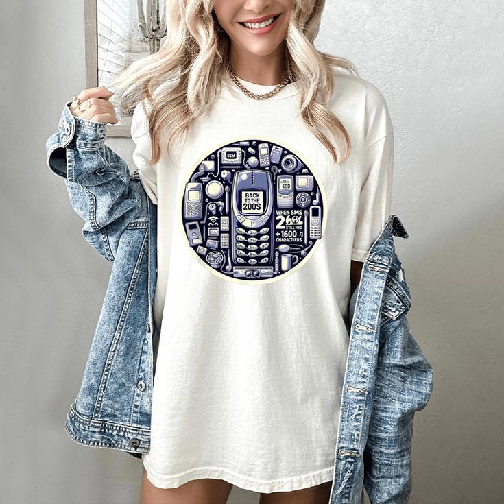 Back To The 2000s Tech Nostalgia Women's Comfort Colors T-Shirt