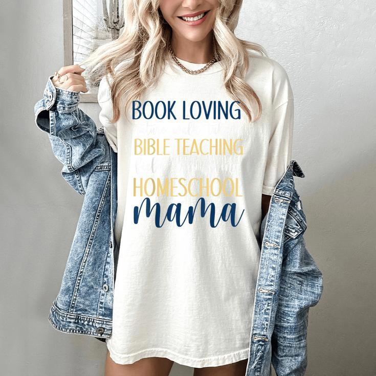 Book Loving Nature Walk Taking Bible Teaching Field Trip Women's Comfort Colors T-Shirt