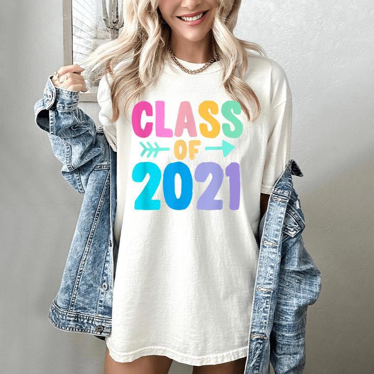 Class Of 2021 Graduation Grow With Me Women's Comfort Colors T-Shirt