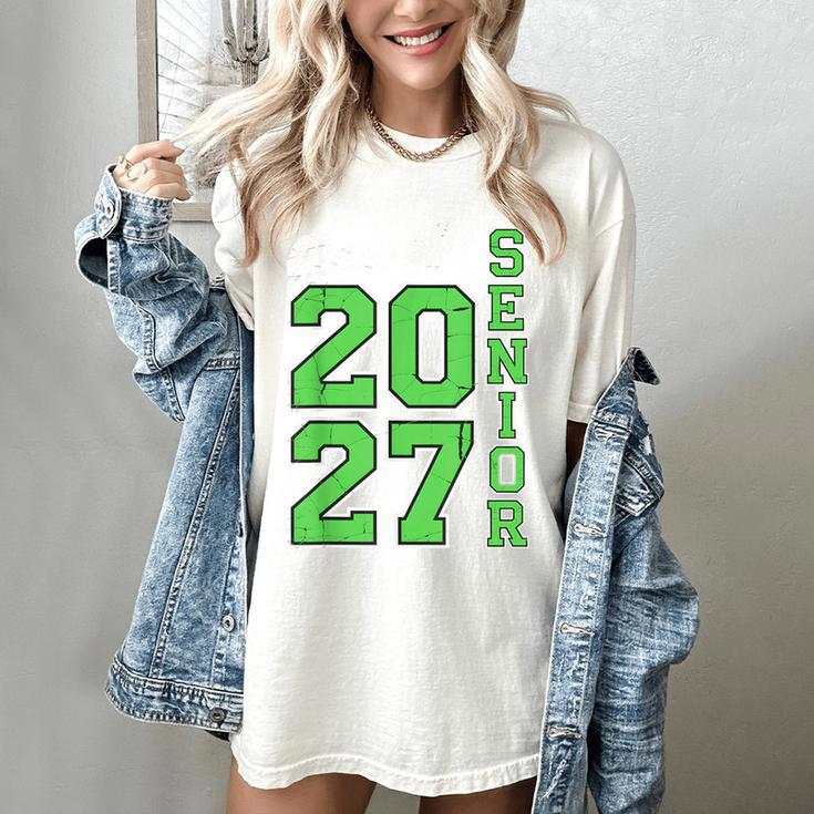 Class Of 2027 Senior 27 High School Graduation Senior 2027 Women's Comfort Colors T-Shirt