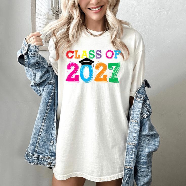 Class Of 2027 Shirt For Boys And Girls Fun 2027 Graduation Women's Comfort Colors T-Shirt