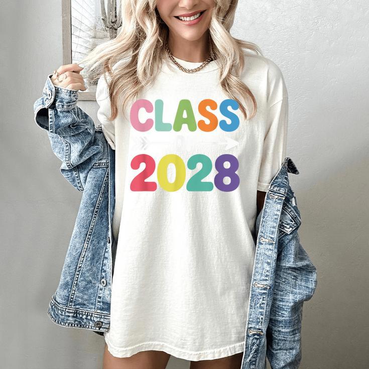 Class Of 2028 Colorful Graduation Women's Comfort Colors T-Shirt