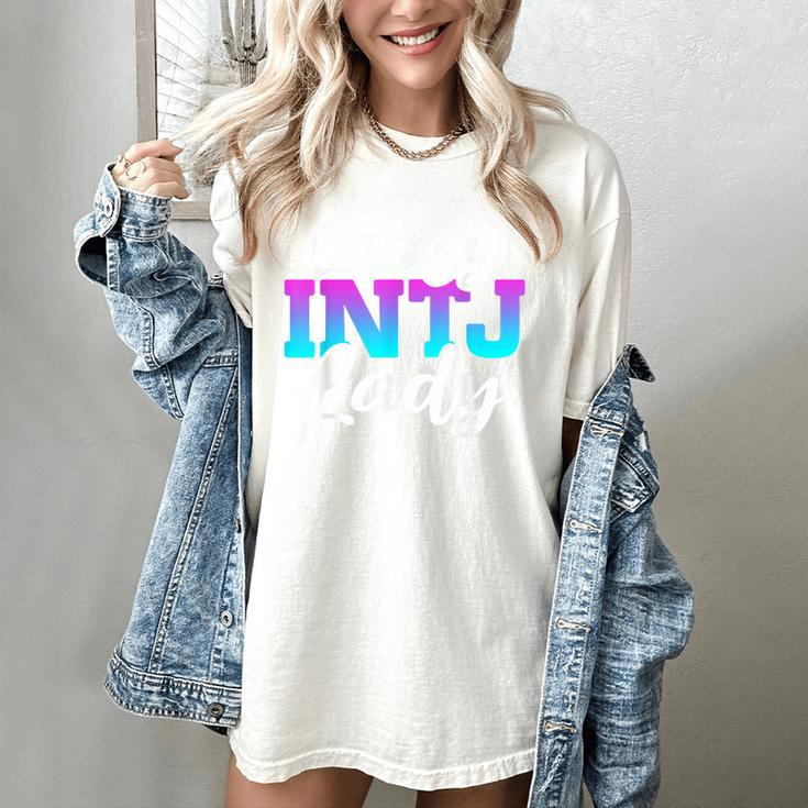 Crazy INTJ Lady Introvert Personality Women's Comfort Colors T-Shirt