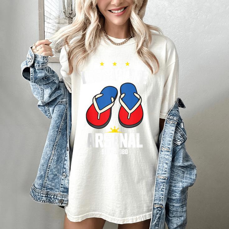 Discipline Arsenal Pinoy Nostalgia Filipino Tsinelas Women's Comfort Colors T-Shirt