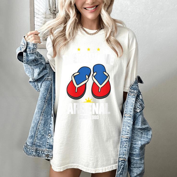 Discipline Arsenal Pinoy Nostalgia Filipino Tsinelas Women's Comfort Colors T-Shirt