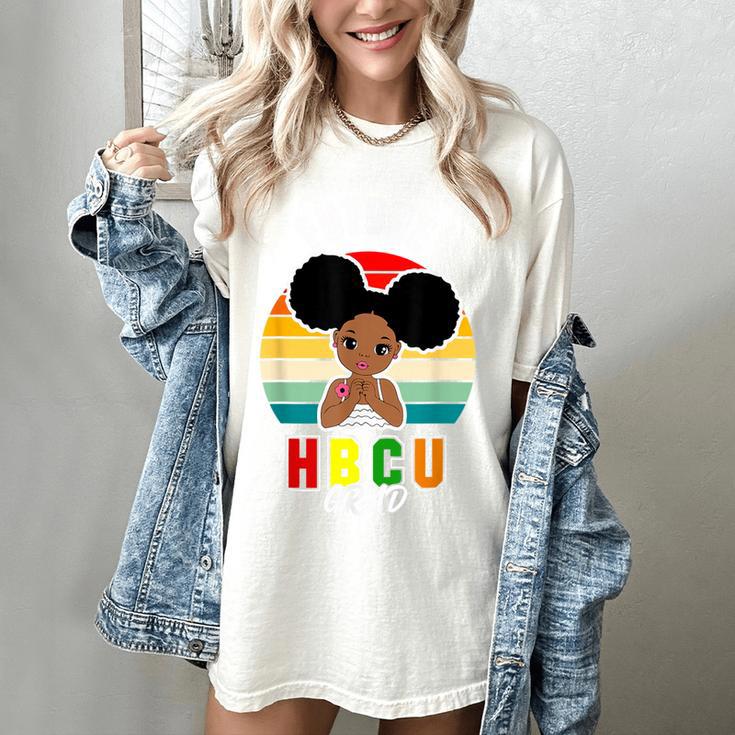 Future HBCU Grad Graduate Afro Girl College Graduation Women's Comfort Colors T-Shirt