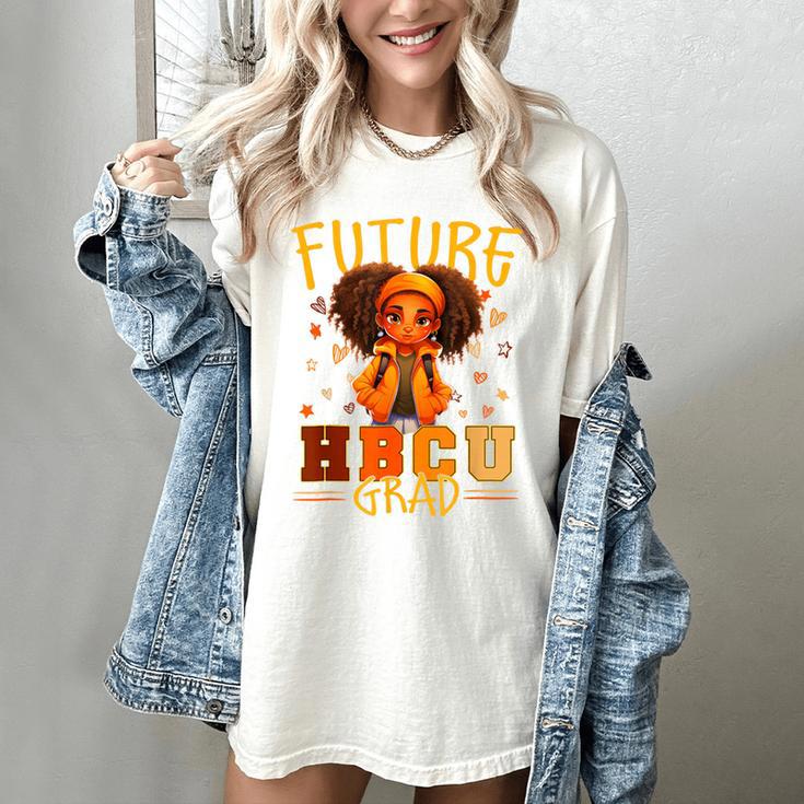 Girl Future HBCU Graduate Afro College Graduation Kids Women's Comfort Colors T-Shirt