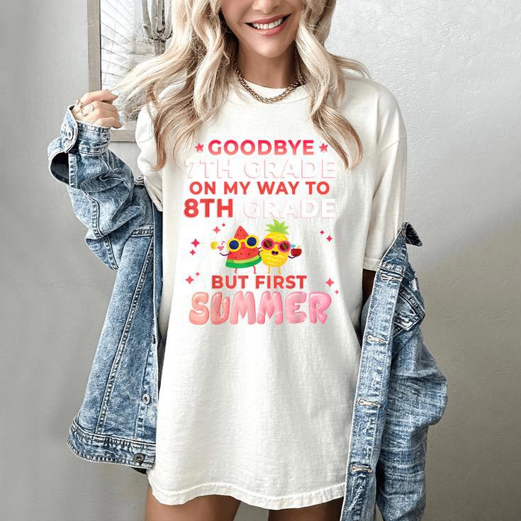 Goodbye 7th Grade Graduation To 8th Grade Hello Summer Women's Comfort Colors T-Shirt