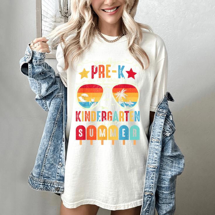 Goodbye Pre-k Graduation Kindergarten Summer Break Graduate Women's Comfort Colors T-Shirt