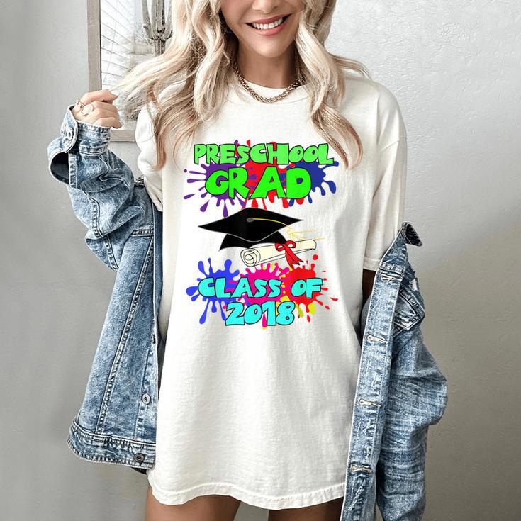 Graduation Class 2018 Cap Gown Shirt Preschool Graduate Women's Comfort Colors T-Shirt