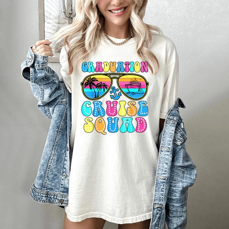 Graduation Cruise Squad Class Of 2025 Vacation Family Grad Women's Comfort Colors T-Shirt