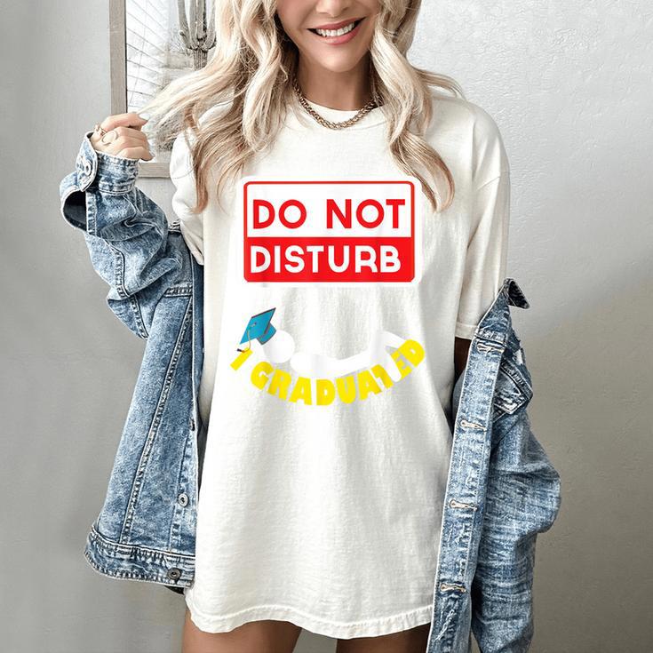 Graduation Shirt High School And College Sleepy Graduates Women's Comfort Colors T-Shirt