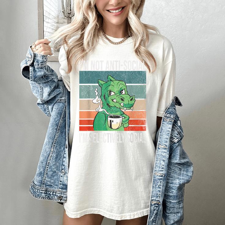Introvert Selectively Social Anti-Social Shy Women's Comfort Colors T-Shirt