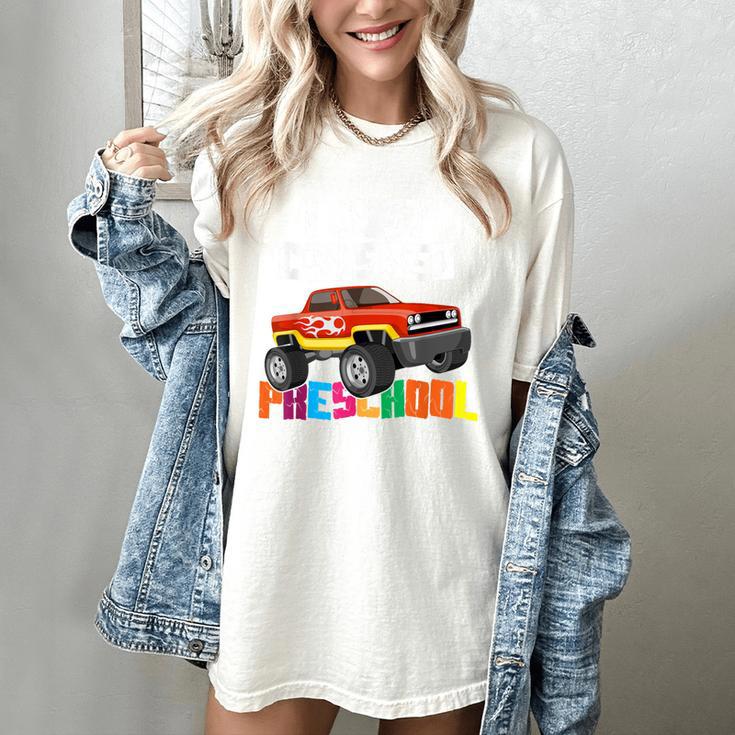 I Just Crushed Preschool Monster Truck Graduation Women's Comfort Colors T-Shirt